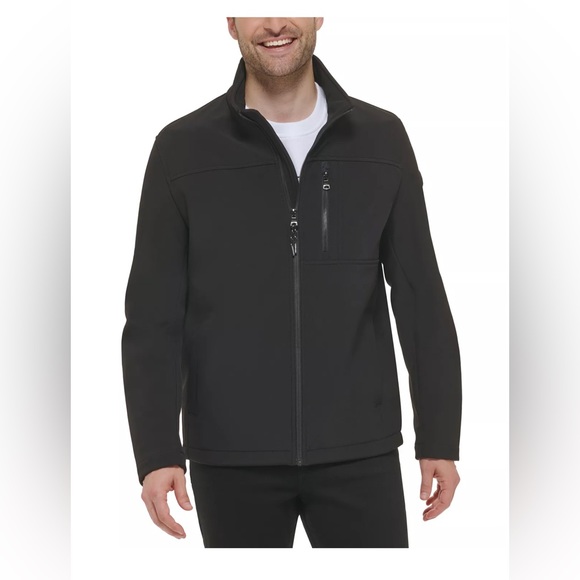 CALVIN KLEIN Men's Infinite Stretch Soft Shell Jacket - Picture 4 of 13